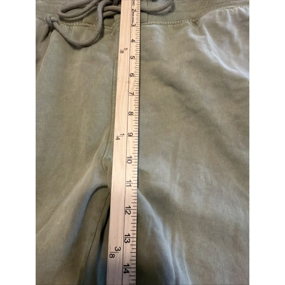 Olive Green 100%Cotton XL Joggers Love Connect Cuffed Whimsigoth Grunge